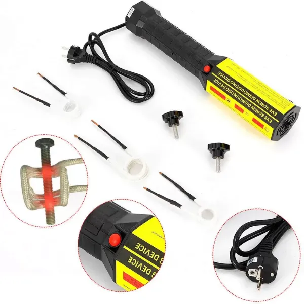 Magnetický ohřívač 1000W Mini přenosná sada elektromagnetického ohřívače šroubů