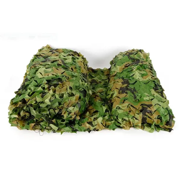 Maskovací síť na dekorace, ochrana před sluncem, lov, kempování, outdoor, armáda, kempování, zahradní dekorace, 6x4m, zelená