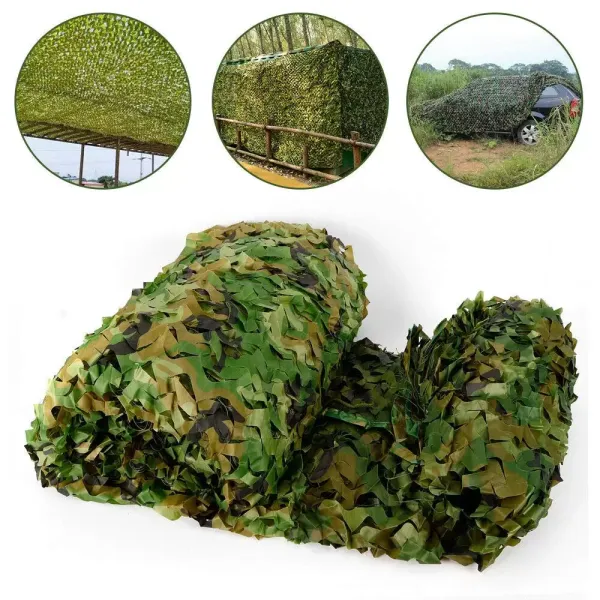 Maskovací síť na dekorace, ochrana před sluncem, lov, kempování, outdoor, armáda, kempování, zahradní dekorace, 6x4m, zelená Maskovací síť na dekorace, ochrana před sluncem, lov, kempování, outdoor, armáda, kempování, zahradní dekorace, 6x4m, zelená