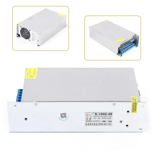 Napájení 48 V 20 A 1000 W, displej řidiče, napájení: 220 V, ochrana proti přetížení Napájení 48 V 20 A 1000 W, displej řidiče, napájení: 220 V, ochrana proti přetížení