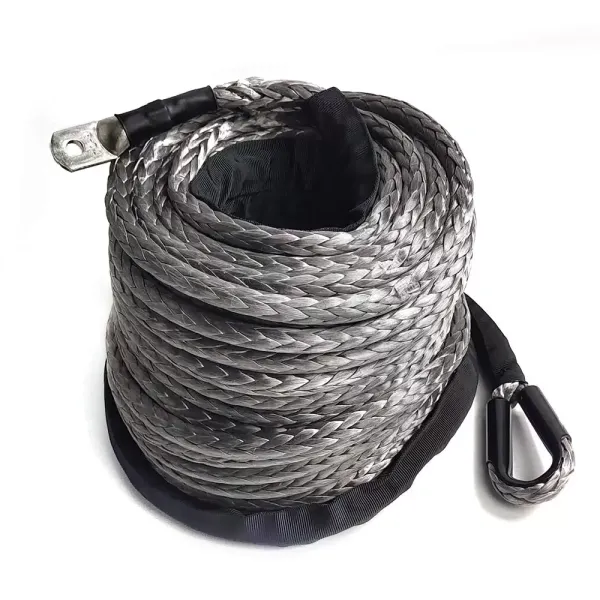 10mm*30m 23809 LBS Lano navijáku Plastové lano Lesnictví Lanové Okno pro vozidla Jeepy Nákladní automobily Čtyřkolky Univerzální přepravní vozidla