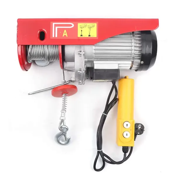 Elektrický lanový naviják Elektrický naviják Elektrický naviják 1450 W pro domácí dílenskou garáž.