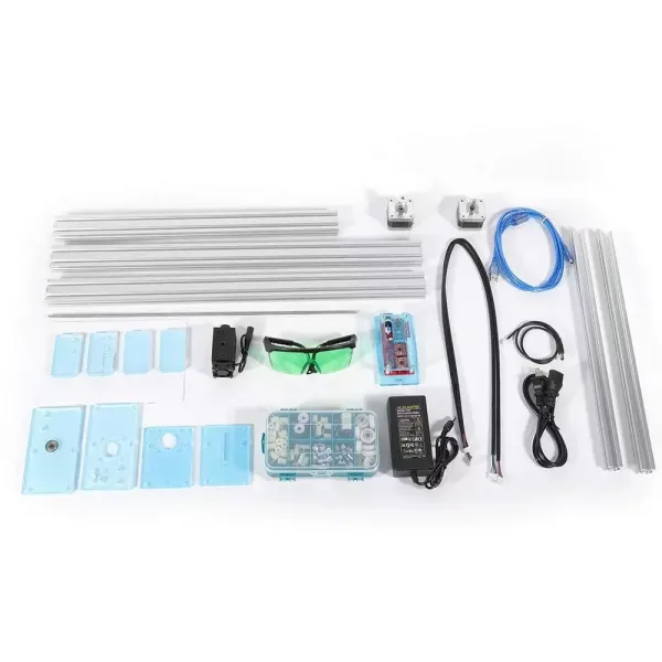 500MW gravírovací stroj Mini USB DIY rytec s ochrannými brýlemi 40x50cm