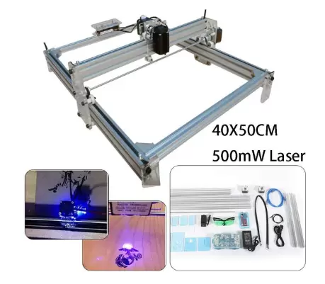 500MW gravírovací stroj Mini USB DIY rytec s ochrannými brýlemi 40x50cm
