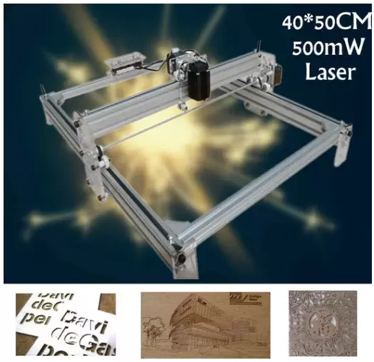 500MW gravírovací stroj Mini USB DIY rytec s ochrannými brýlemi 40x50cm