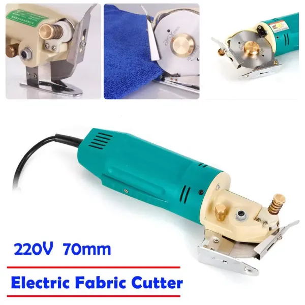Mini elektrická rotační řezačka látek Přenosná řezačka látek na oděvy a obuv Klobouky