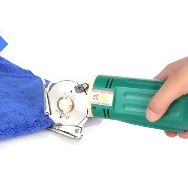 Mini elektrická rotační řezačka látek Přenosná řezačka látek na oděvy a obuv Klobouky