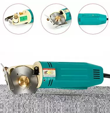 Mini elektrická rotační řezačka látek Přenosná řezačka látek na oděvy a obuv Klobouky
