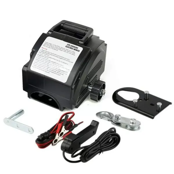 Elektrický naviják - dálkové ovládání - 12 V - 4990 kg Electric Winch Winch For Lifting