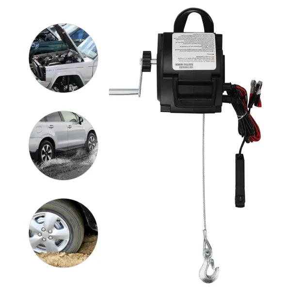 Elektrický naviják - dálkové ovládání - 12 V - 4990 kg Electric Winch Winch For Lifting