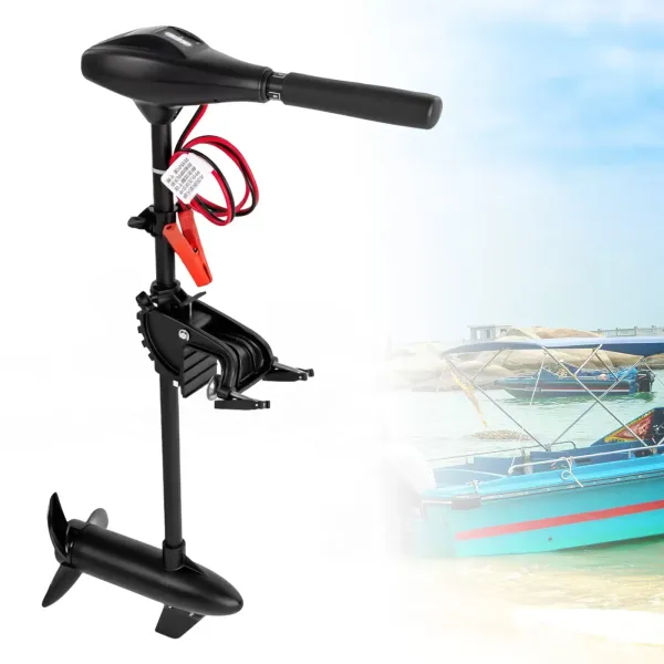 CNCEST 600W 12V 58LBS elektrický motor člun Motor Trolling motor Nafukovací člun 58 liber elektrický přívěsný motor Užitečný přívěsný motor