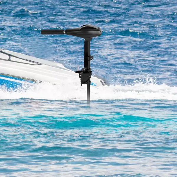 CNCEST 600W 12V 58LBS elektrický motor člun Motor Trolling motor Nafukovací člun 58 liber elektrický přívěsný motor Užitečný přívěsný motor