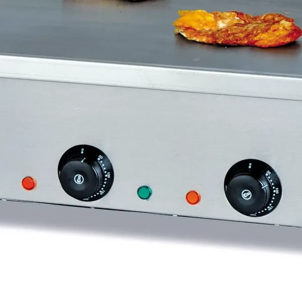 Catering Grilovací deska Grilovací deska 4400 W 73x50 cm 50-300°C Hladká skříň z nerezové oceli Elektrická stolní restaurace Grilovací gril Grilovací stroj na palačinky