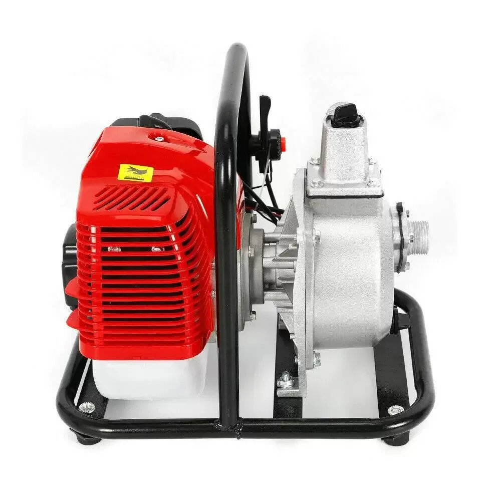 CNCEST 43CC 2-taktní benzínové vodní čerpadlo Zahradní čerpadlo 1,25 kW 6500 ot./min pro údržbu zavlažovacího jezírka