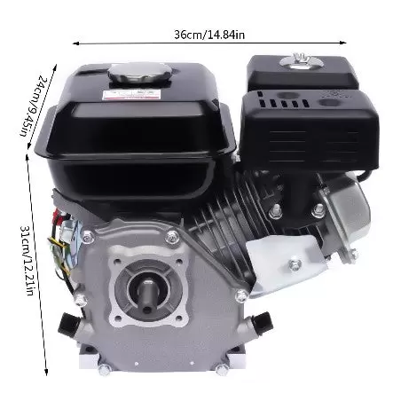 Benzínový motor CNCEST 7,5 HP 5,1 KW 4taktní benzínový motor Motokárový motor 1 válec motokárový motor