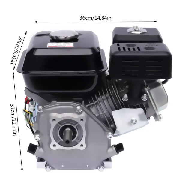 Benzínový motor CNCEST 7 HP 5,1 kW 4taktní benzínový motor Motokárový motor 1 válec motokárový motor