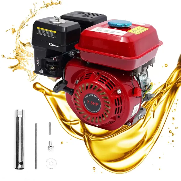 4-taktní benzínový motor, 7,5 HP jednoválcový benzínový motor 4-taktní benzínový průmyslový motor