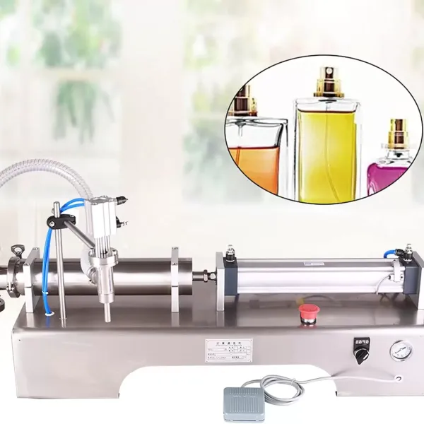 100-1000 ml - Automatická pneumatická plnička - Plnička kosmetických kapalin