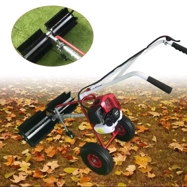 43CC 2-taktní plynový smeták Příjezdová cesta a motorový smeták na trávník Sweeper na ruční čištění smetáku 43CC 2-taktní plynový smeták Příjezdová cesta a motorový smeták na trávník Sweeper na ruční čištění smetáku