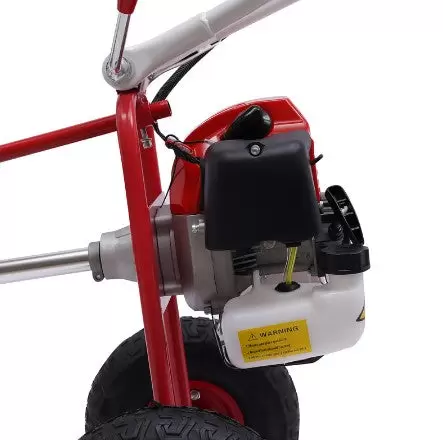 43CC 2-taktní plynový smeták Příjezdová cesta a motorový smeták na trávník Sweeper na ruční čištění smetáku
