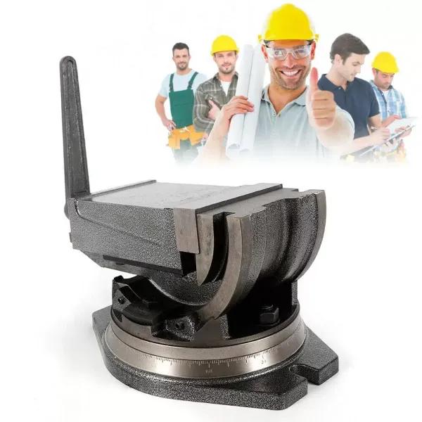 5" naklápěcí vrtací svěrák s otočnou základnou (šířka čelistí 125 mm, otevření čelistí 95 mm, náklon 0° - 90°, otočný o 360°) 5" naklápěcí vrtací svěrák s otočnou základnou (šířka čelistí 125 mm, otevření čelistí 95 mm, náklon 0° - 90°, otočný o 360°)