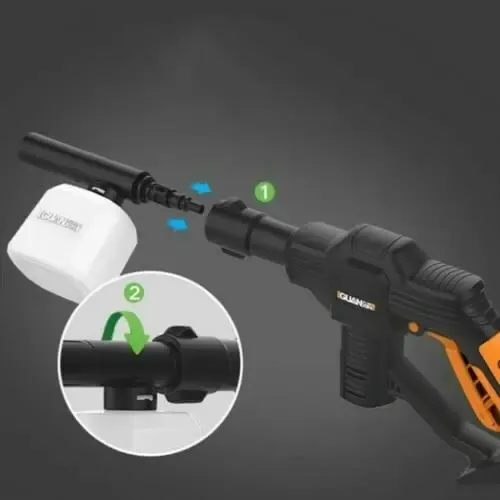 Sada přenosných elektrických tlakových myček 12V vysokotlaká stříkací pistole Sada přenosných elektrických tlakových myček 12V vysokotlaká stříkací pistole