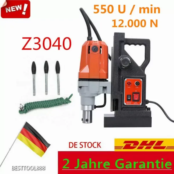 Magnetická vrtačka MD40 12-40 mm 1100 W 550 ot./min 12 000 N