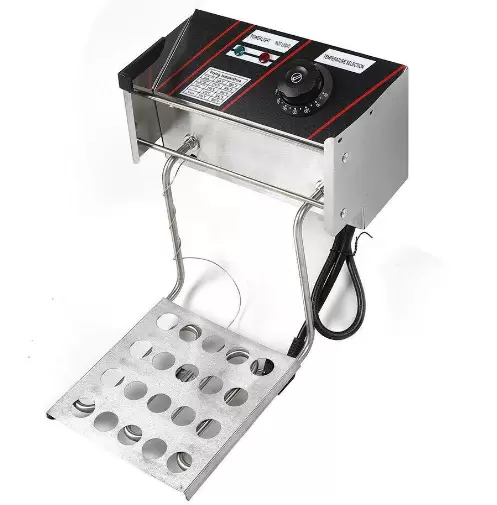 Elektrická nerezová fritéza s nerezovou poklicí - 5,5 l - 2500 W