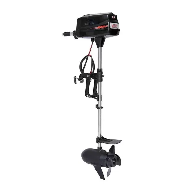 Elektrický přívěsný motor CNCEST 7HP 48V Bezkomutátorový motor s ergonomickou rukojetí Třílistá vrtule Otvory pro odvod tepla pro malé lodě rybářských člunů