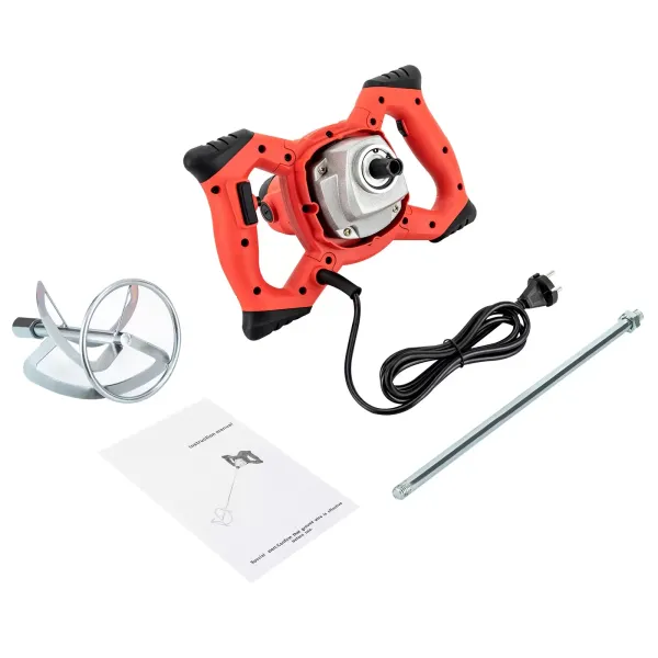 Ruční elektrická míchačka cementu 1500W 6rychlostní míchačka cementu Elektrická míchačka malty s vysokou rychlostí Ruční elektrická míchačka cementu 1500W 6rychlostní míchačka cementu Elektrická míchačka malty s vysokou rychlostí