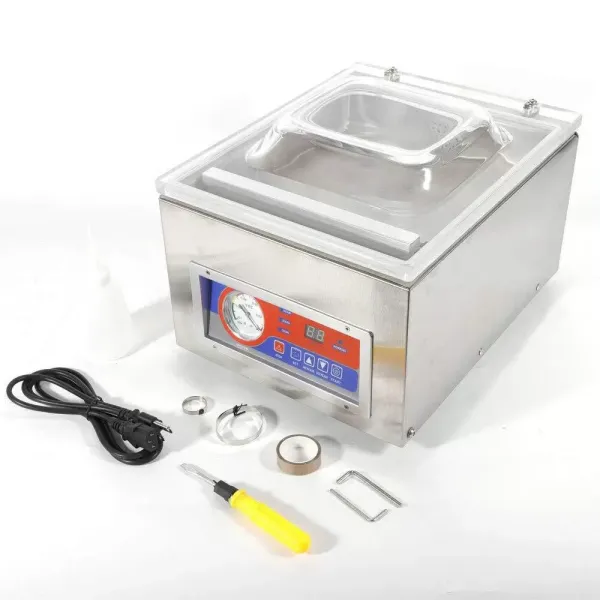 2CFM Vakuový stroj Bell z nerezové oceli - 120W vakuový balicí stroj 2CFM Vakuový stroj Bell z nerezové oceli - 120W vakuový balicí stroj