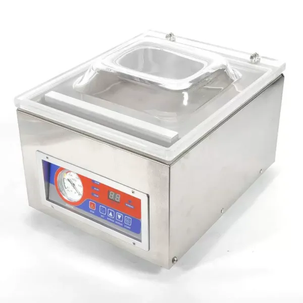 2CFM Vakuový stroj Bell z nerezové oceli - 120W vakuový balicí stroj