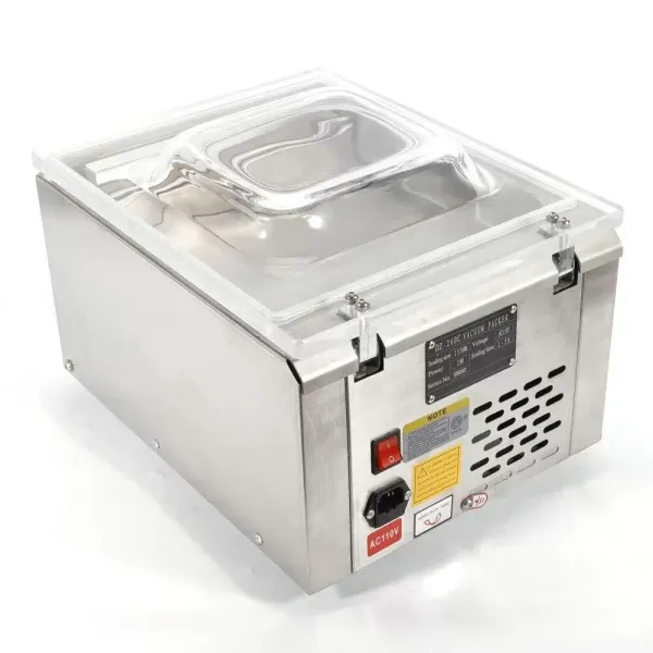 2CFM Vakuový stroj Bell z nerezové oceli - 120W vakuový balicí stroj