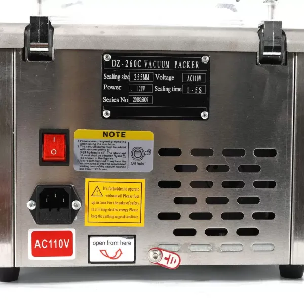 2CFM Vakuový stroj Bell z nerezové oceli - 120W vakuový balicí stroj 2CFM Vakuový stroj Bell z nerezové oceli - 120W vakuový balicí stroj