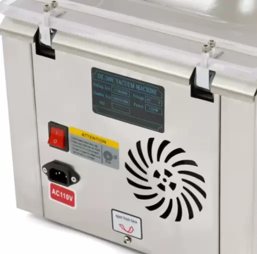 2CFM Vakuový stroj Bell z nerezové oceli - 120W vakuový balicí stroj