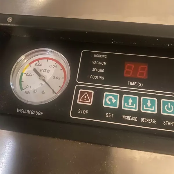2CFM Vakuový stroj Bell z nerezové oceli - 120W vakuový balicí stroj