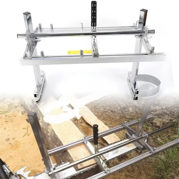 Řetězová pila 14"-24" Lehký stroj na řezání dřeva Hliník Parallel Bar Planning Přenosná motorová pila Planning Frézování Bar