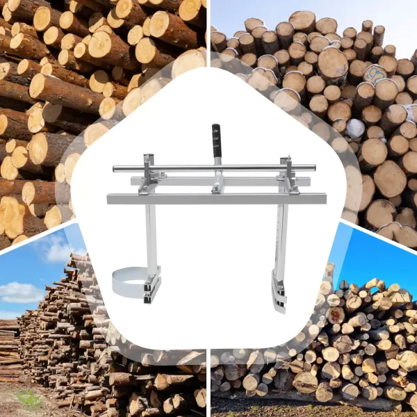Řetězová pila 14"-24" Lehký stroj na řezání dřeva Hliník Parallel Bar Planning Přenosná motorová pila Planning Frézování Bar