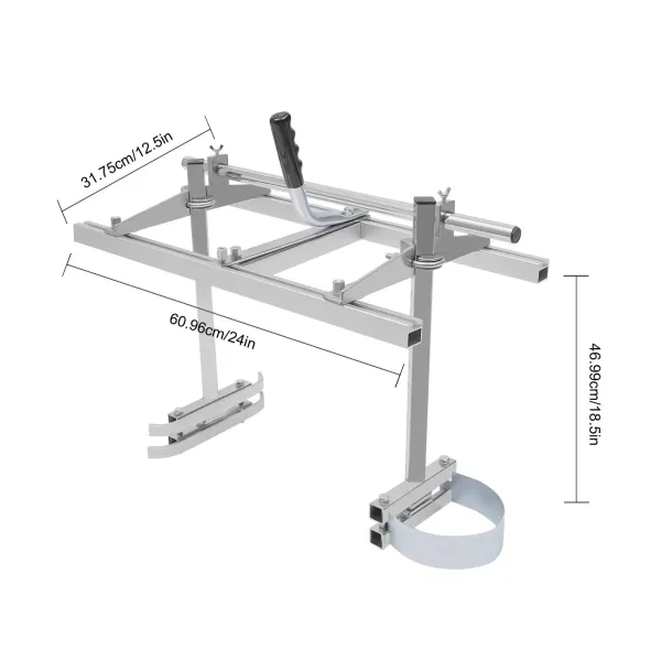 Řetězová pila 14"-24" Lehký stroj na řezání dřeva Hliník Parallel Bar Planning Přenosná motorová pila Planning Frézování Bar Řetězová pila 14"-24" Lehký stroj na řezání dřeva Hliník Parallel Bar Planning Přenosná motorová pila Planning Frézování Bar