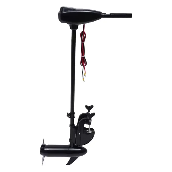 Vysoce výkonný lodní motor Elektrický přívěsný motor na trolling pro nafukovací rybářský člun 12V-80LBS elektrický přívěsný motor 1,2 HP protiskluzová rukojeť odolná proti korozi