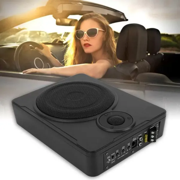Aktivní subwoofer, 7 cm plochý aktivní subwoofer pod sedadlem, aktivní subwoofer do auta