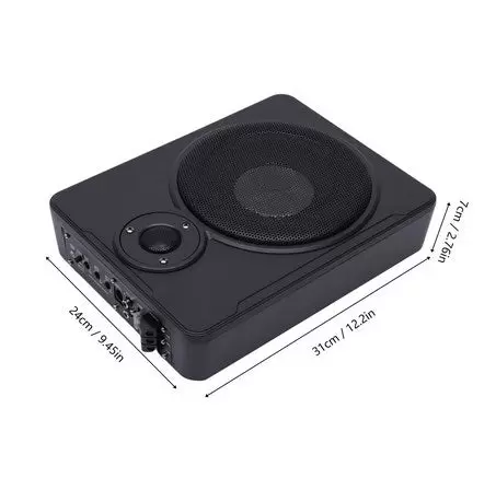Aktivní subwoofer, 7 cm plochý aktivní subwoofer pod sedadlem, aktivní subwoofer do auta