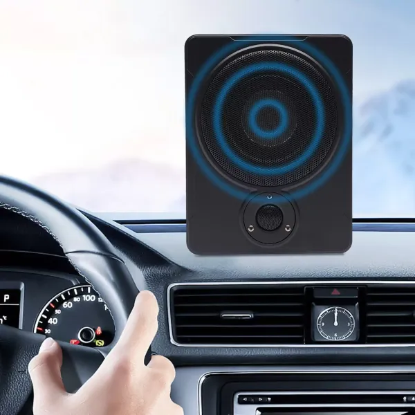 Aktivní subwoofer, 7 cm plochý aktivní subwoofer pod sedadlem, aktivní subwoofer do auta