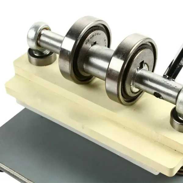 CNCEST-ruční embosovací stroj z nerezové oceli Kožený embosovací stroj na PVC 215 x 100 mm