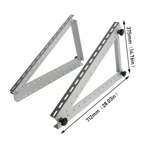 Montážní držák solárního panelu pro 150W 12V solární panel pro moduly RV Montážní držák