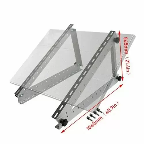 Solární RV montážní držák solárního panelu Nastavitelný držák modulu pro RV Marine RV 1040 mm 300W Solární RV montážní držák solárního panelu Nastavitelný držák modulu pro RV Marine RV 1040 mm 300W