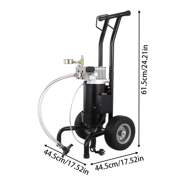 Bezvzduchový stříkací pistole na barvy 1,2 HP 900 W 1,9 l/min Sada stříkací pistole na barvu Stříkací pistole + hadice Bezvzduchový stříkací pistole na barvy 1,2 HP 900 W 1,9 l/min Sada stříkací pistole na barvu Stříkací pistole + hadice