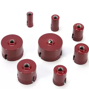 8dílná sada diamantových vrtáků M14 20/25/32/35/40/50/60/68 mm diamantové vrtáky