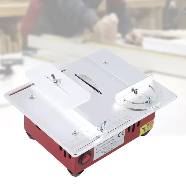 Multifunkční mini stolní pila Stolní řezací nástroj pro malé domácí kutily 9200-9500RPM 96W Multifunkční mini stolní pila Stolní řezací nástroj pro malé domácí kutily 9200-9500RPM 96W