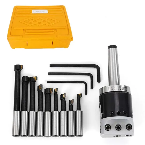 Mt2 -M10 F1-12 50mm sada vyvrtávací hlavy s 12mm vyvrtávacími tyčemi